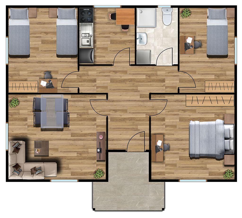 Bergama Plano de planta