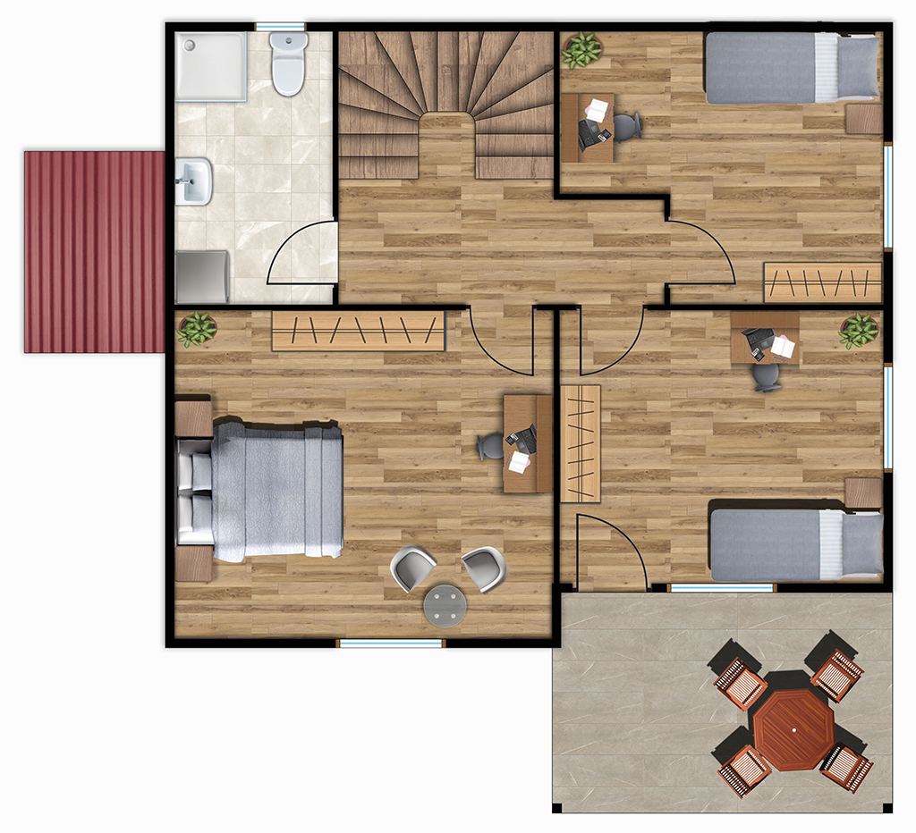 Hevsel First Floor Plan